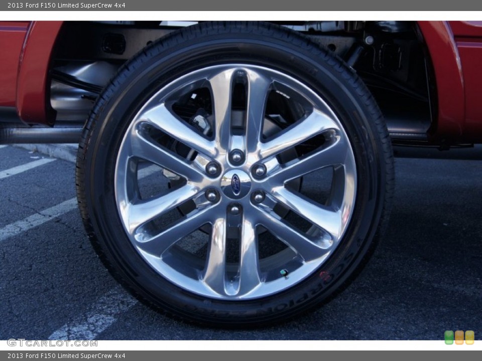 2013 Ford F150 Limited SuperCrew 4x4 Wheel and Tire Photo #72650964