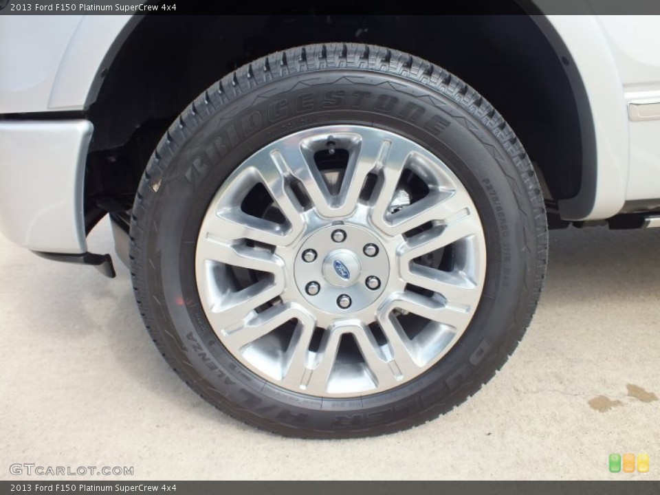 2013 Ford F150 Platinum SuperCrew 4x4 Wheel and Tire Photo #72660974