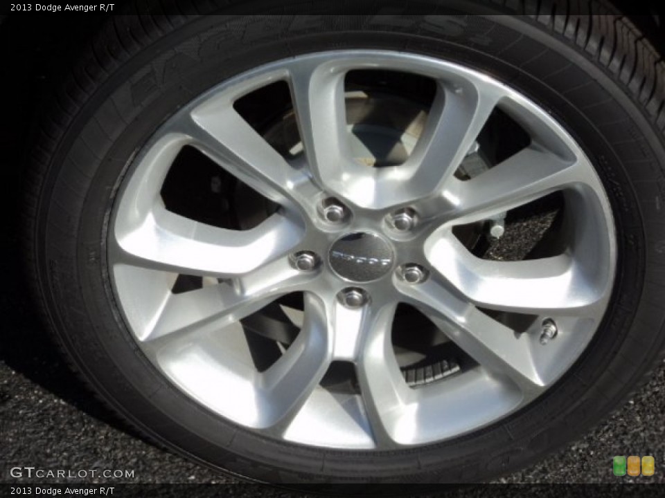 2013 Dodge Avenger R/T Wheel and Tire Photo #72665029