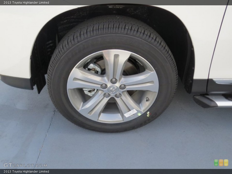 2013 Toyota Highlander Limited Wheel and Tire Photo #72667390