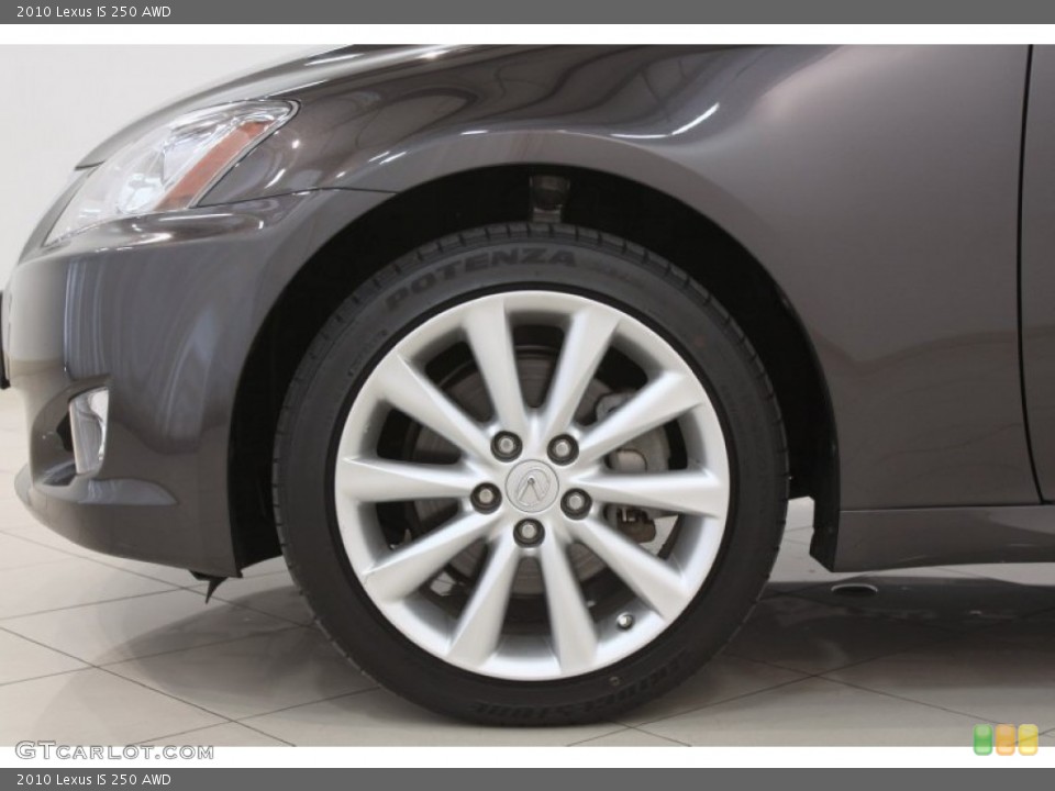 2010 Lexus IS 250 AWD Wheel and Tire Photo #72667747