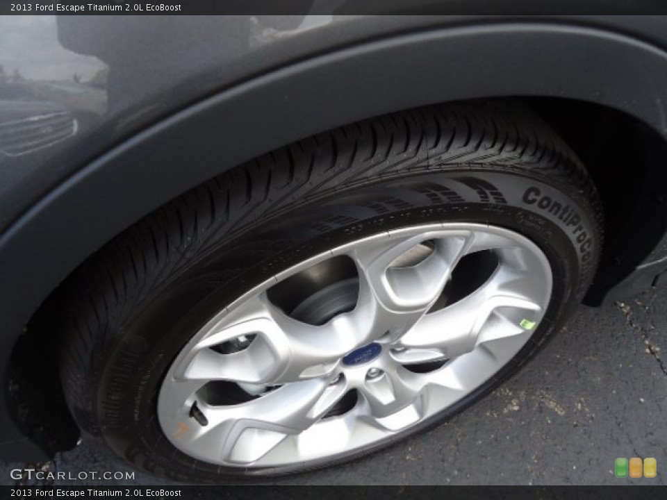 2013 Ford Escape Titanium 2.0L EcoBoost Wheel and Tire Photo #72672037