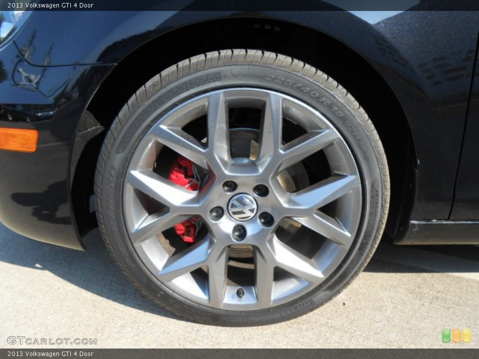 2013 Volkswagen GTI 4 Door Wheel and Tire Photo #72678244