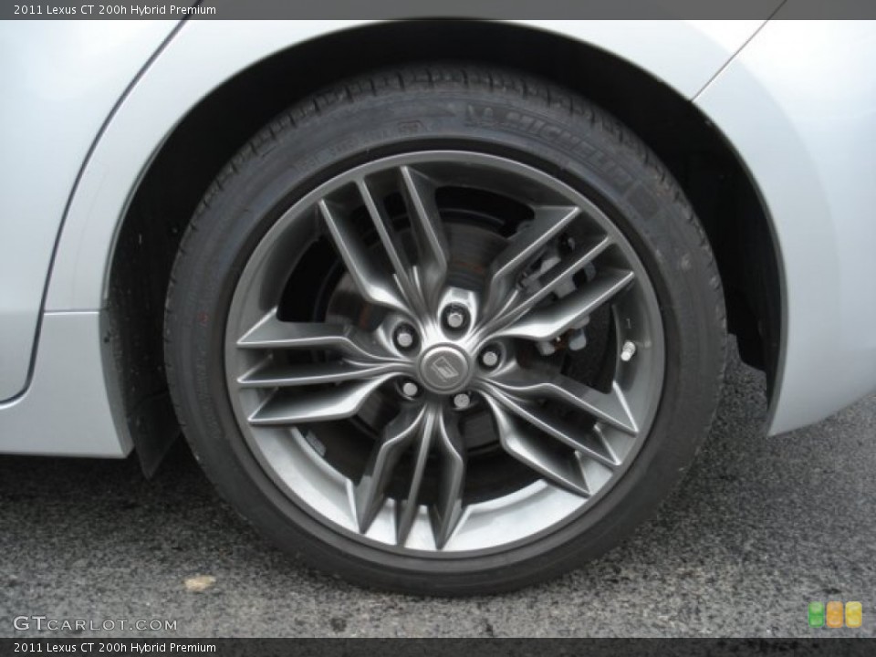 2011 Lexus CT 200h Hybrid Premium Wheel and Tire Photo #72680131
