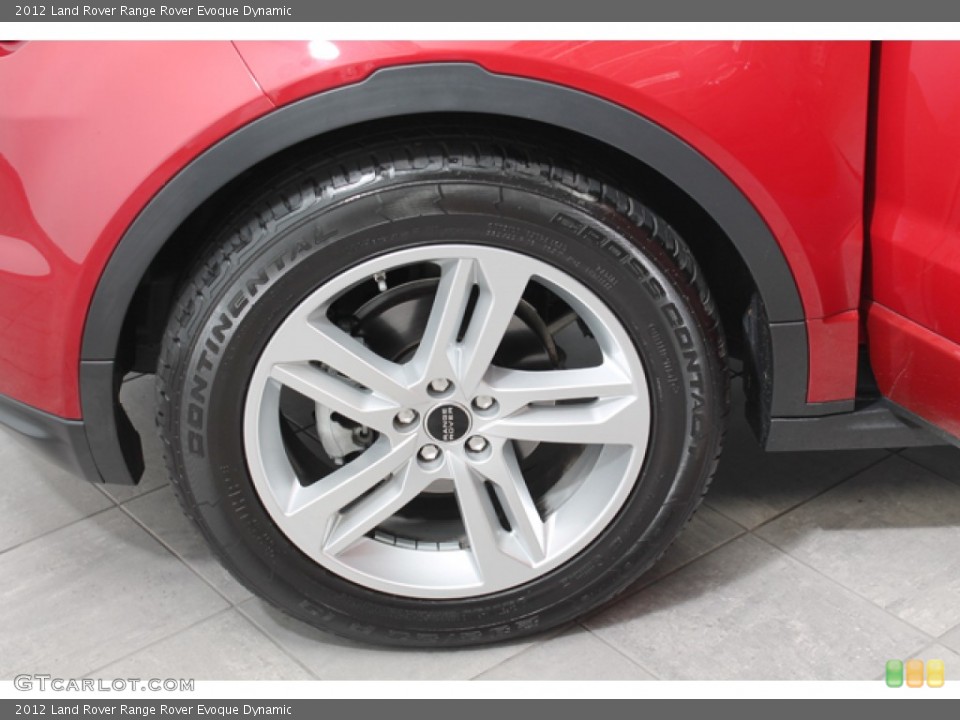 2012 Land Rover Range Rover Evoque Dynamic Wheel and Tire Photo #72687193