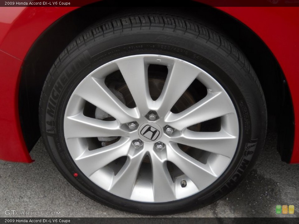 2009 Honda Accord EX-L V6 Coupe Wheel and Tire Photo #72687406