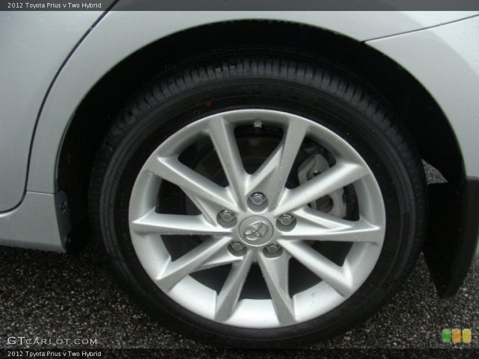 2012 Toyota Prius v Two Hybrid Wheel and Tire Photo #72688939