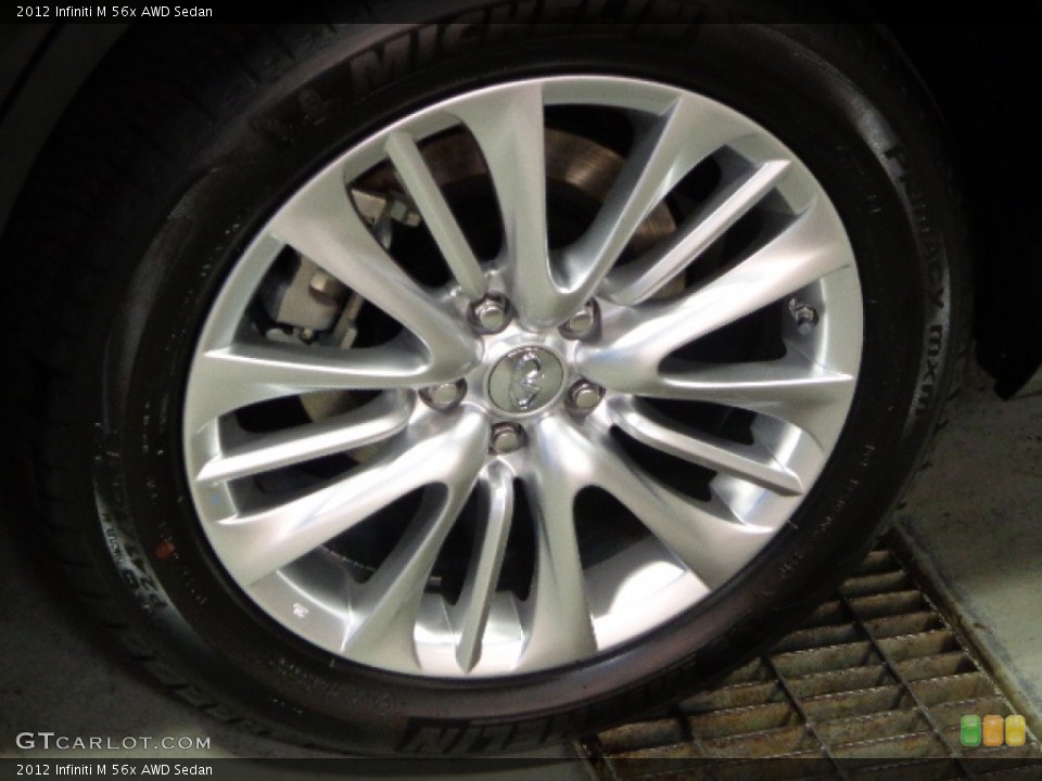 2012 Infiniti M 56x AWD Sedan Wheel and Tire Photo #72692977