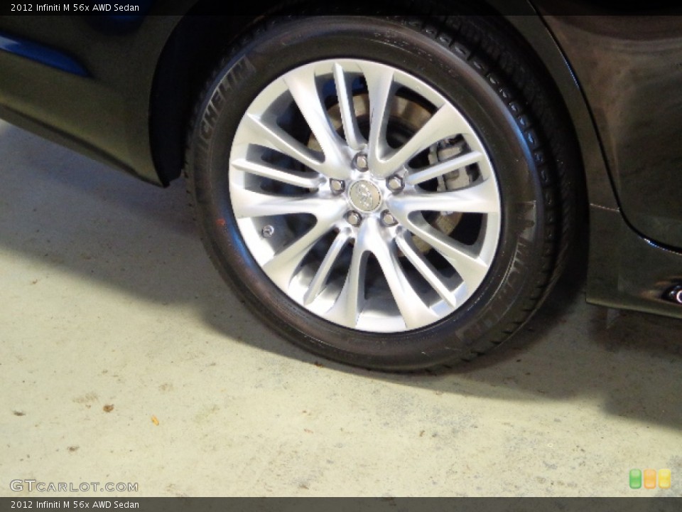2012 Infiniti M 56x AWD Sedan Wheel and Tire Photo #72692989