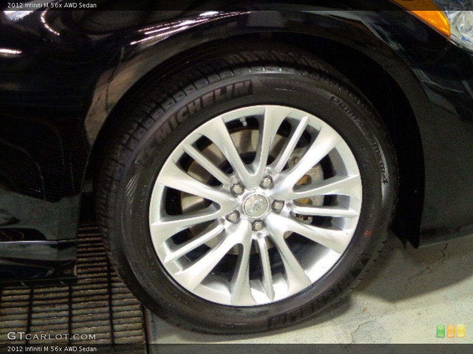 2012 Infiniti M 56x AWD Sedan Wheel and Tire Photo #72693001