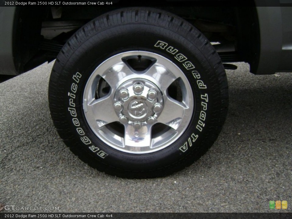2012 Dodge Ram 2500 HD SLT Outdoorsman Crew Cab 4x4 Wheel and Tire Photo #72696826