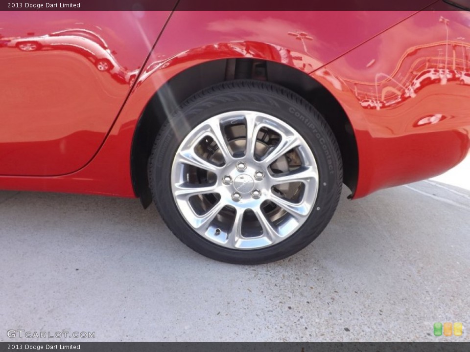 2013 Dodge Dart Limited Wheel and Tire Photo #72699811