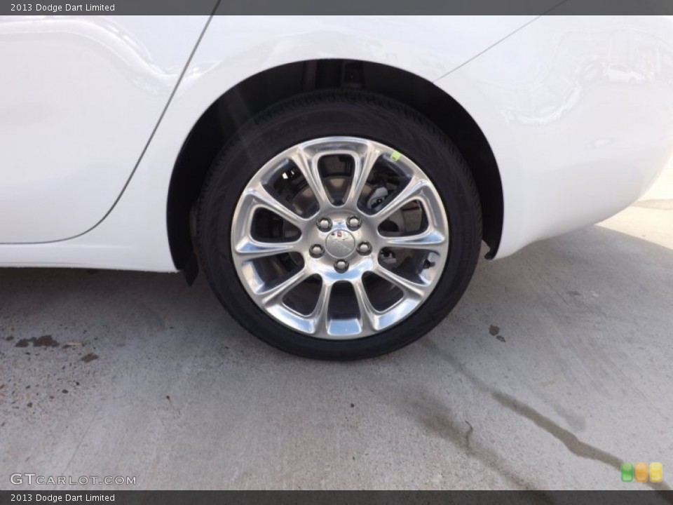 2013 Dodge Dart Limited Wheel and Tire Photo #72700098