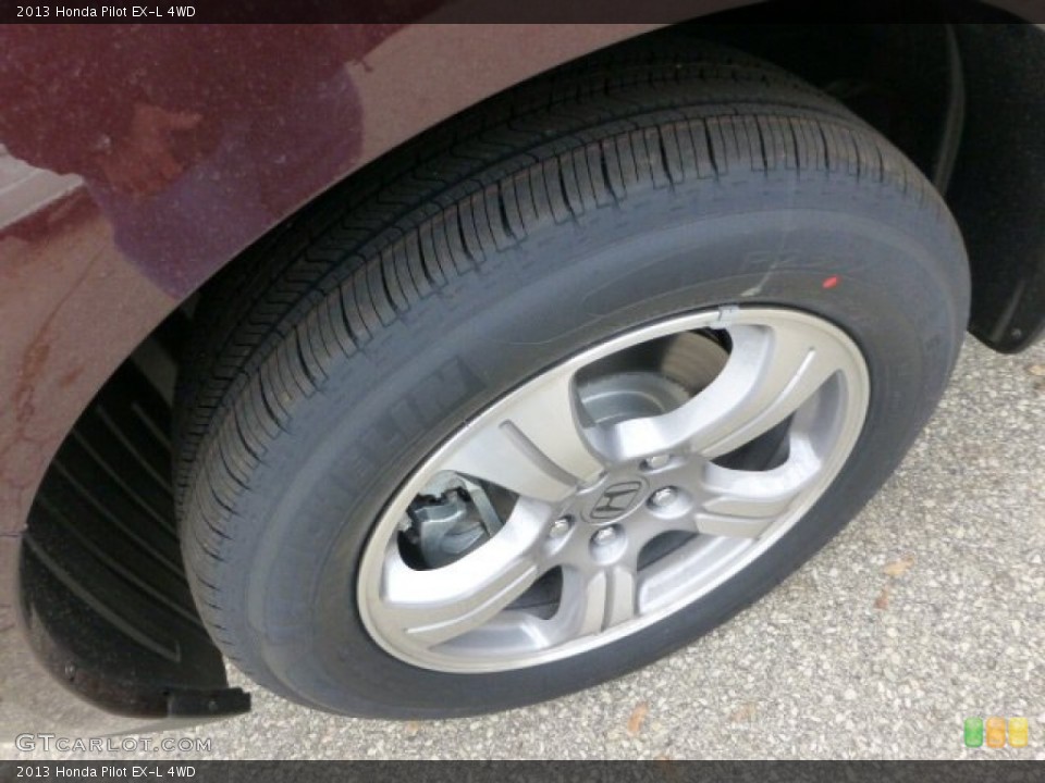 2013 Honda Pilot EX-L 4WD Wheel and Tire Photo #72701380
