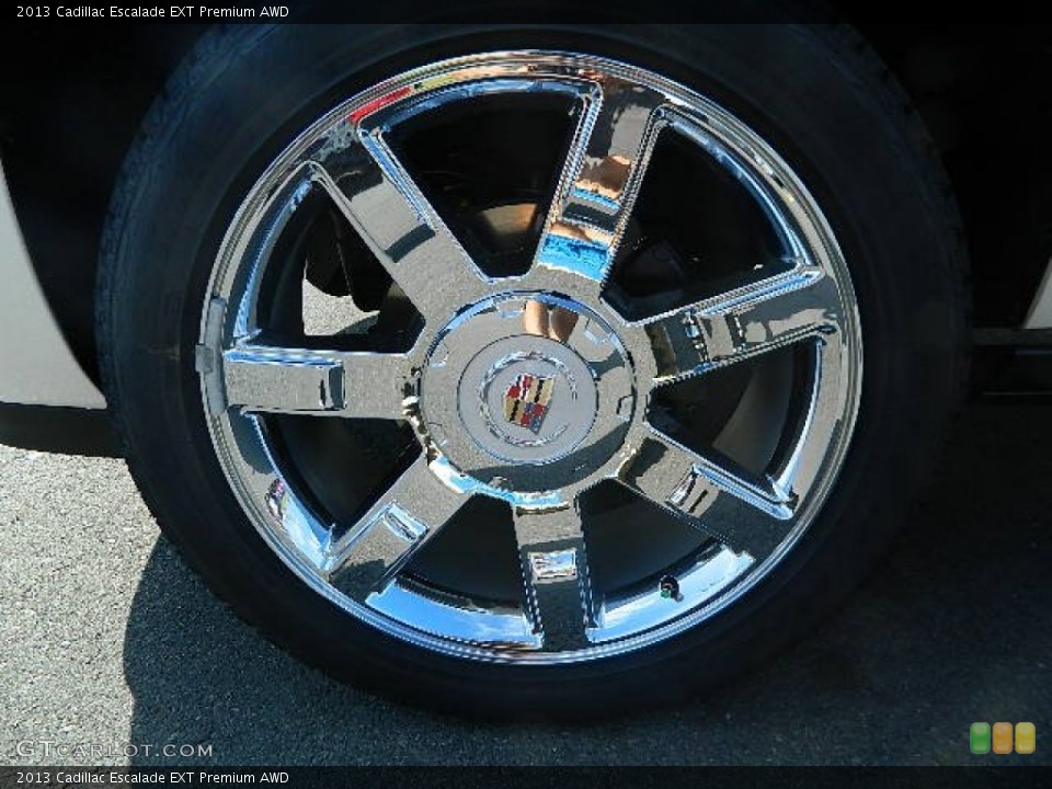 2013 Cadillac Escalade EXT Premium AWD Wheel and Tire Photo #72703249