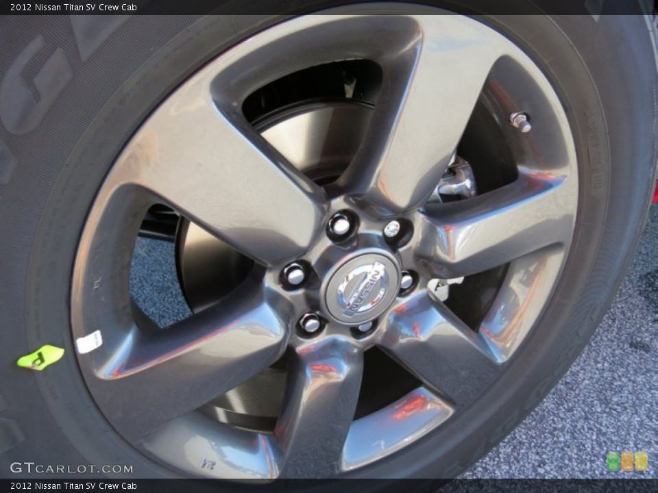 2012 Nissan Titan SV Crew Cab Wheel and Tire Photo #72707145