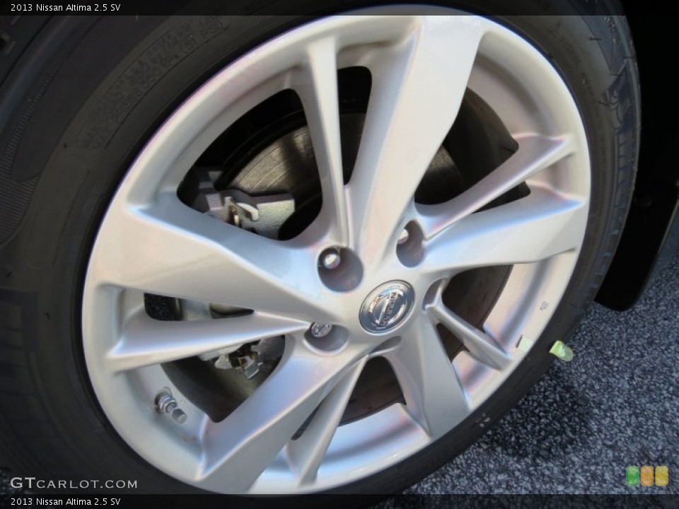 2013 Nissan Altima 2.5 SV Wheel and Tire Photo #72709699