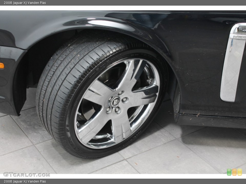 2008 Jaguar XJ Vanden Plas Wheel and Tire Photo #72714329