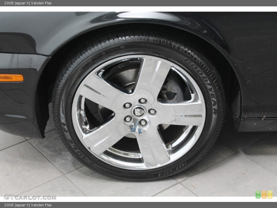 2008 Jaguar XJ Vanden Plas Wheel and Tire Photo #72714358