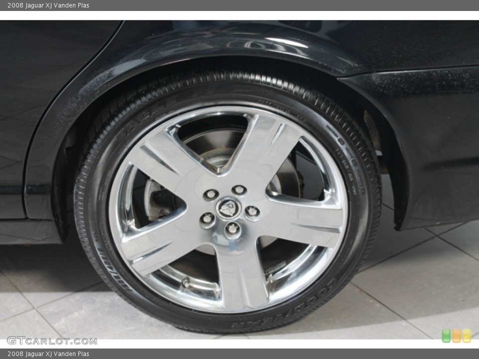 2008 Jaguar XJ Vanden Plas Wheel and Tire Photo #72714488