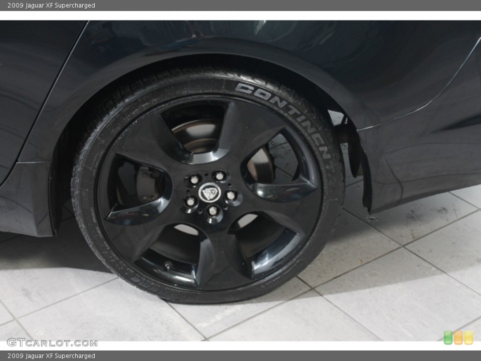 2009 Jaguar XF Supercharged Wheel and Tire Photo #72716096