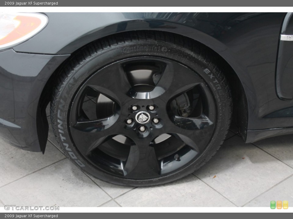 2009 Jaguar XF Supercharged Wheel and Tire Photo #72716124