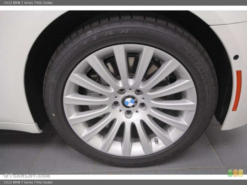 2013 BMW 7 Series 740Li Sedan Wheel and Tire Photo #72722537