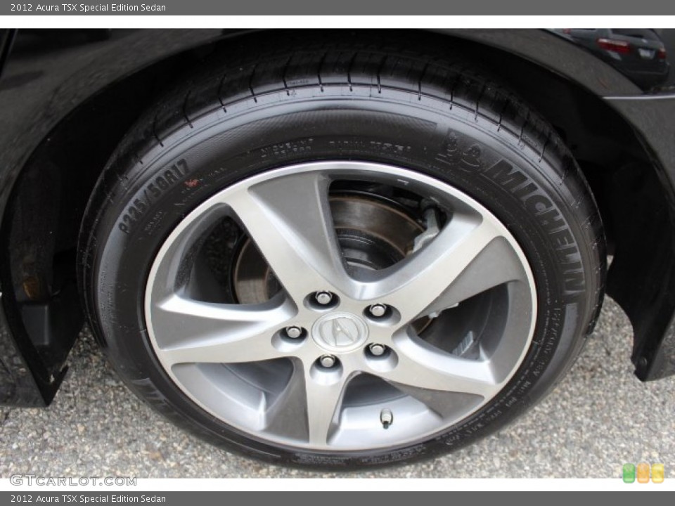 2012 Acura TSX Special Edition Sedan Wheel and Tire Photo #72724025