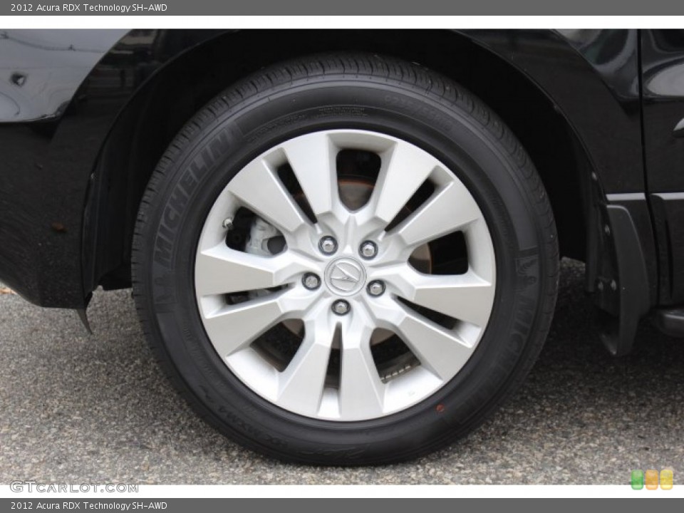 2012 Acura RDX Technology SH-AWD Wheel and Tire Photo #72724751