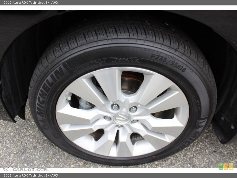 2012 Acura RDX Technology SH-AWD Wheel and Tire Photo #72724772