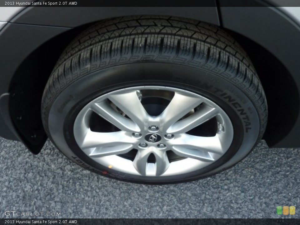 2013 Hyundai Santa Fe Sport 2.0T AWD Wheel and Tire Photo #72730451