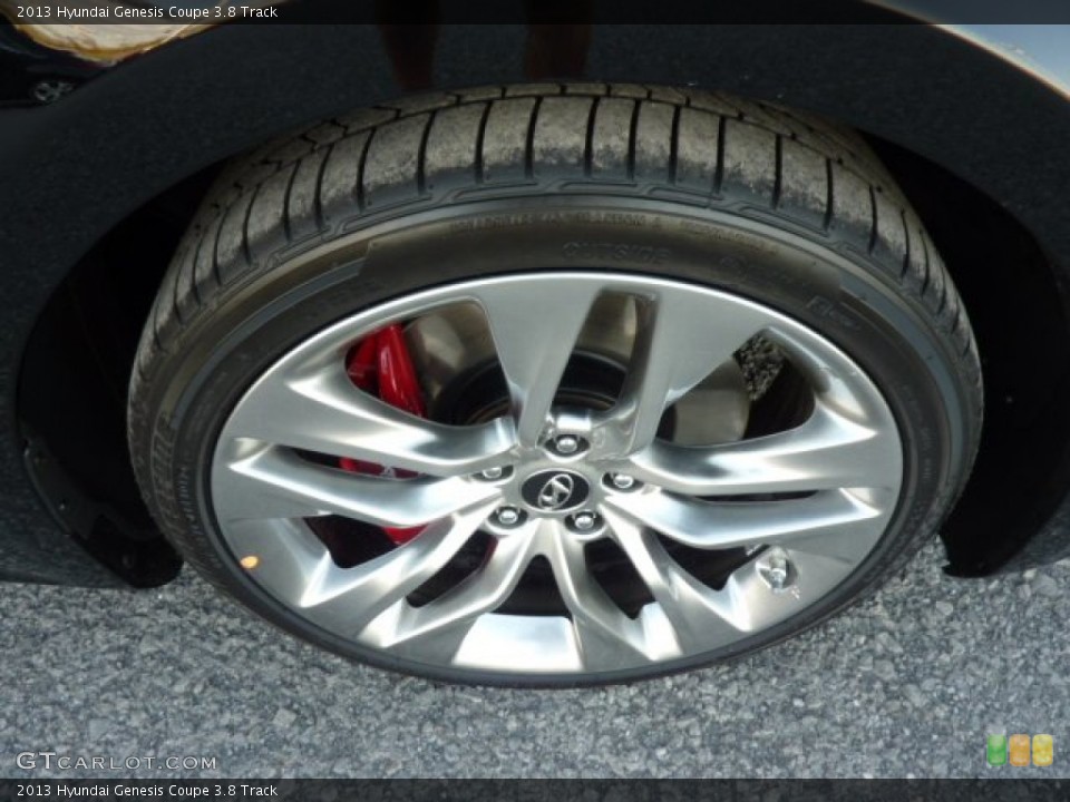 2013 Hyundai Genesis Coupe 3.8 Track Wheel and Tire Photo #72732191