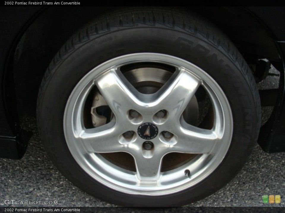 2002 Pontiac Firebird Trans Am Convertible Wheel and Tire Photo #72737449