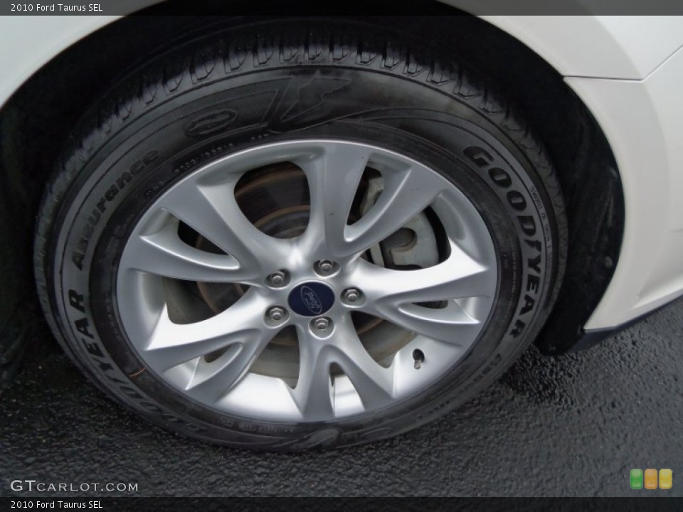 2010 Ford Taurus SEL Wheel and Tire Photo #72737486