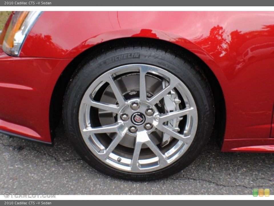 2010 Cadillac CTS -V Sedan Wheel and Tire Photo #72740891