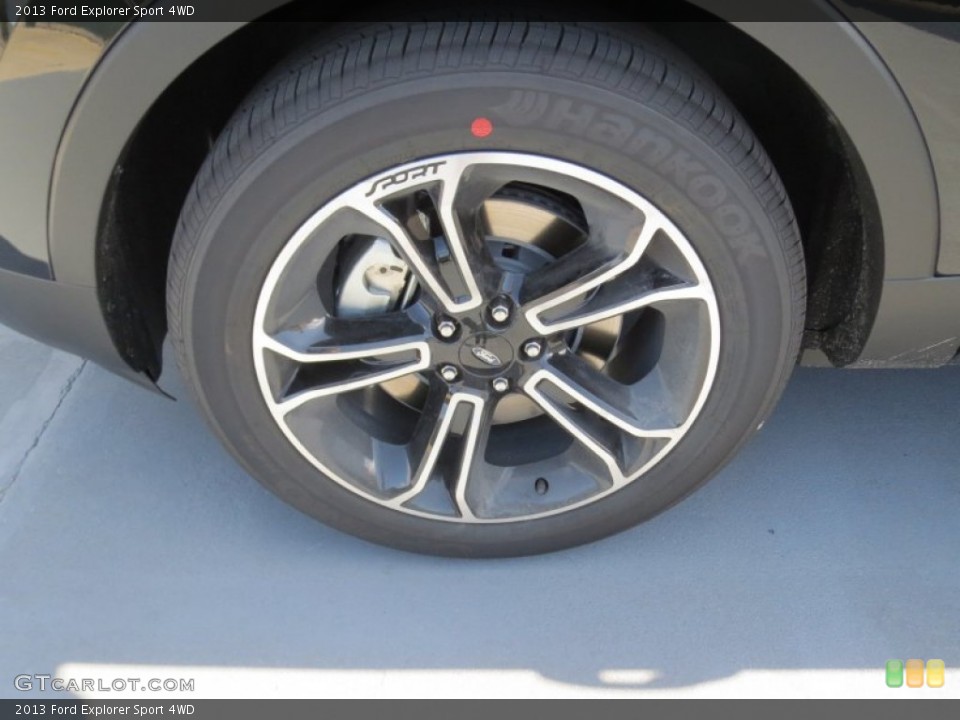 2013 Ford Explorer Sport 4WD Wheel and Tire Photo #72744373