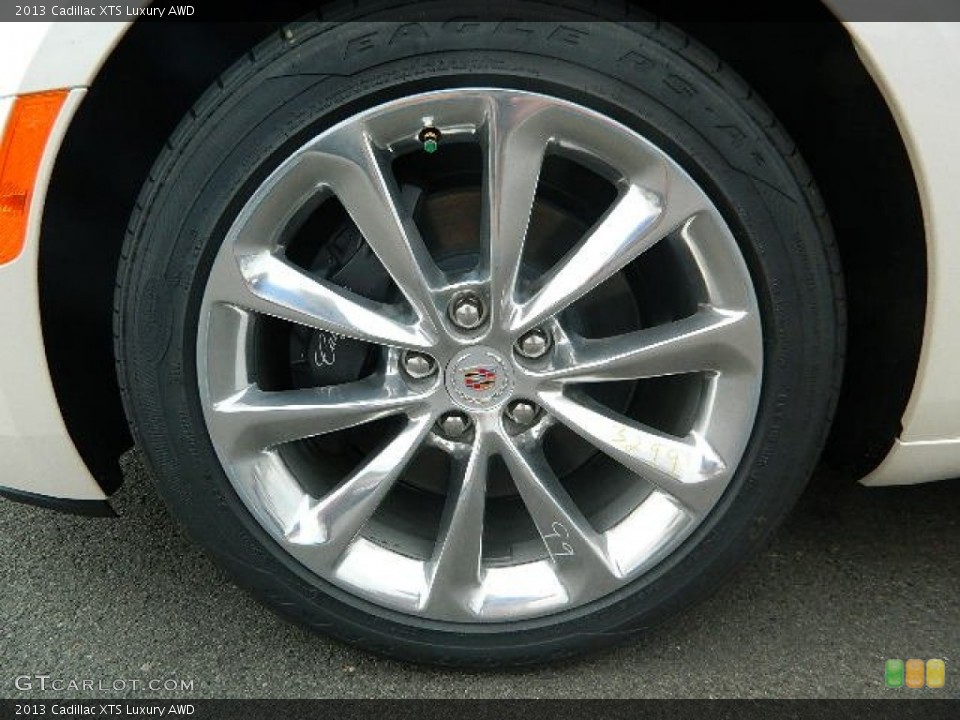 2013 Cadillac XTS Luxury AWD Wheel and Tire Photo #72744385