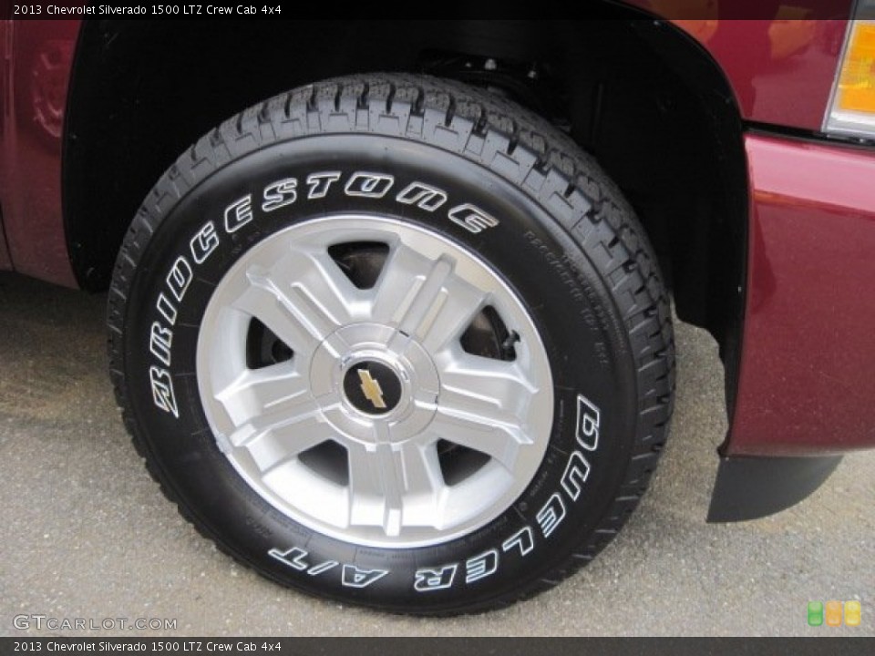 2013 Chevrolet Silverado 1500 LTZ Crew Cab 4x4 Wheel and Tire Photo #72745868