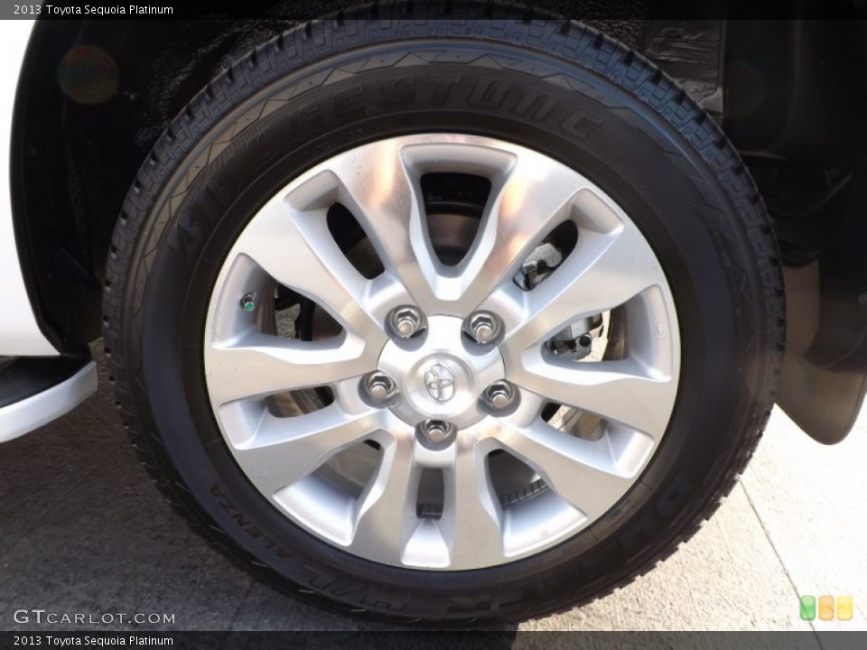 2013 Toyota Sequoia Platinum Wheel and Tire Photo #72747032