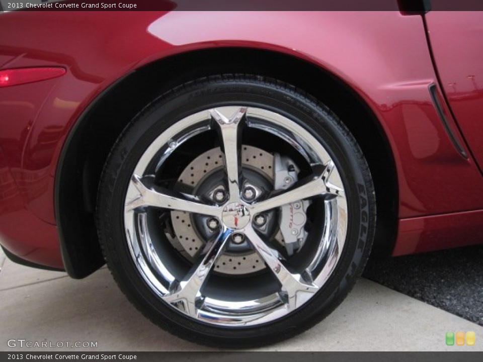 2013 Chevrolet Corvette Grand Sport Coupe Wheel and Tire Photo #72747473
