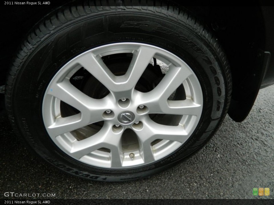 2011 Nissan Rogue SL AWD Wheel and Tire Photo #72750589