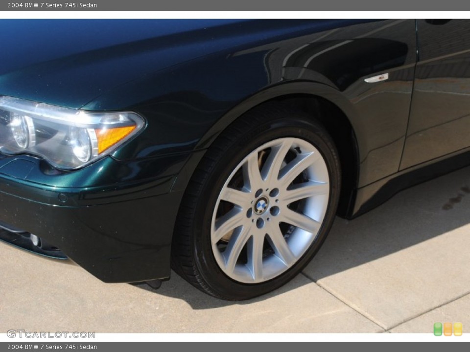 2004 BMW 7 Series 745i Sedan Wheel and Tire Photo #72754337