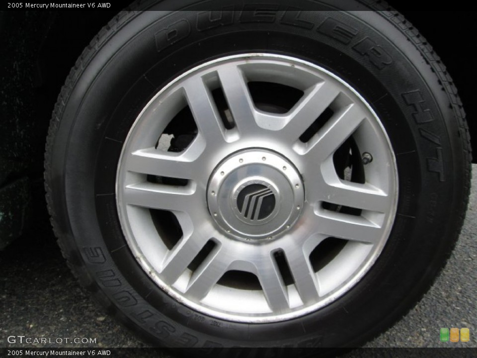 2005 Mercury Mountaineer V6 AWD Wheel and Tire Photo #72762890