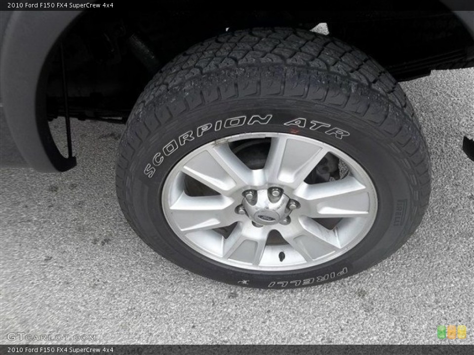 2010 Ford F150 FX4 SuperCrew 4x4 Wheel and Tire Photo #72768074