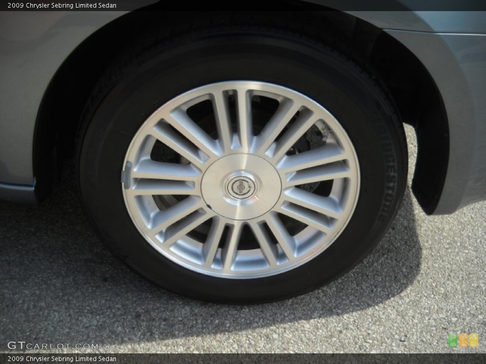 2009 Chrysler Sebring Limited Sedan Wheel and Tire Photo #72774607