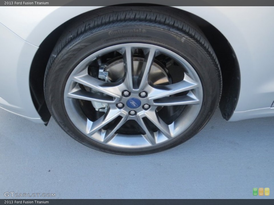 2013 Ford Fusion Titanium Wheel and Tire Photo #72777375