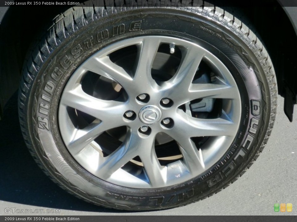 2009 Lexus RX 350 Pebble Beach Edition Wheel and Tire Photo #72778858
