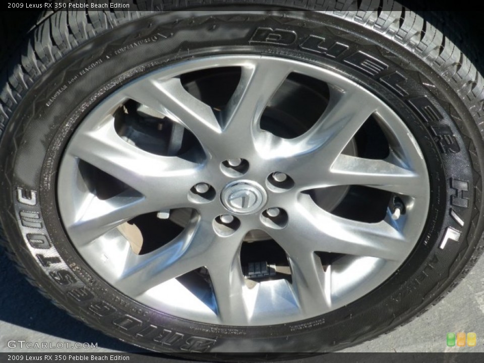 2009 Lexus RX 350 Pebble Beach Edition Wheel and Tire Photo #72778995