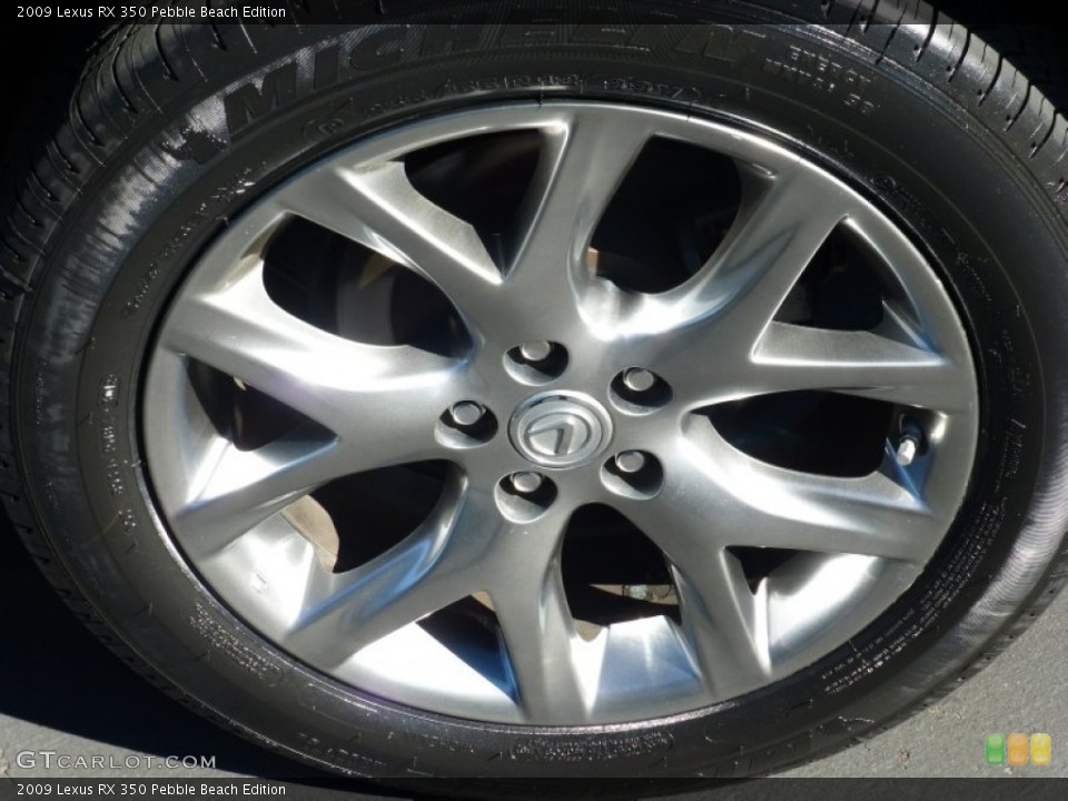 2009 Lexus RX 350 Pebble Beach Edition Wheel and Tire Photo #72779020