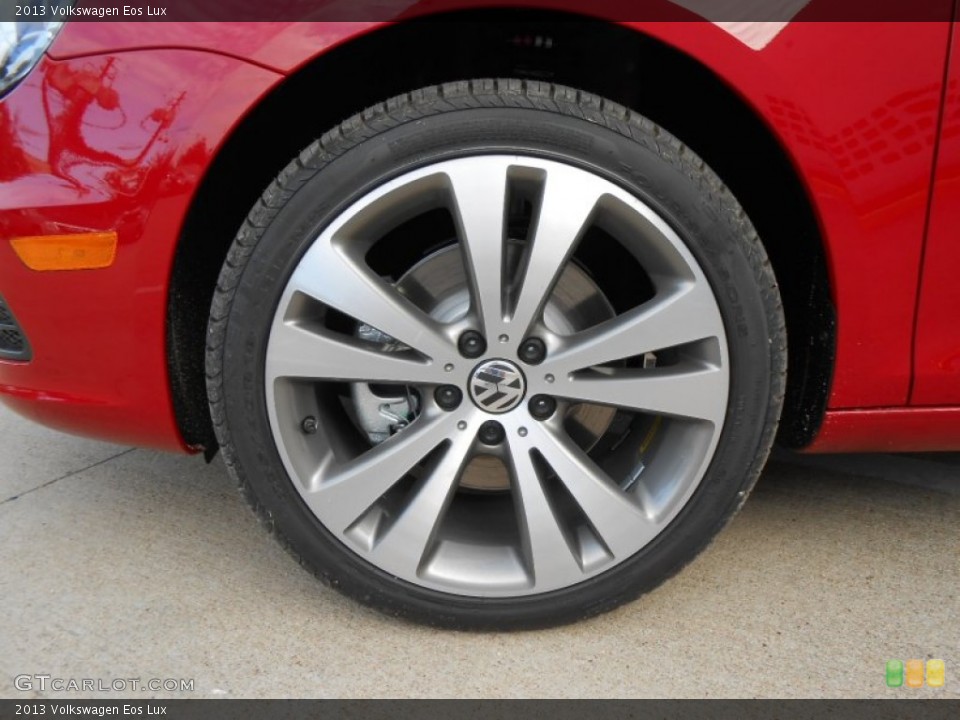 2013 Volkswagen Eos Lux Wheel and Tire Photo #72780613
